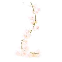 Pink Blossom Floral Garland