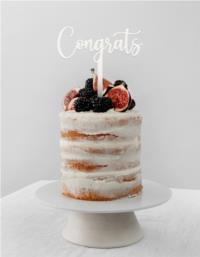Congrats Cake Topper