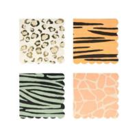 Safari Animal Print Large Napkins