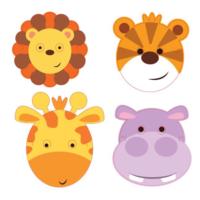 Jungle Friends Face Masks