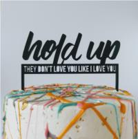 Love You Like I Do Cake Topper