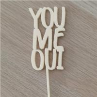 You Me Oui Cake Topper