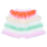 Neon Tulle Ruffle Capelet