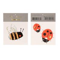 Bee & Ladybird Small Tattoos