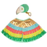 Parrot Fringed Cape Dress Up