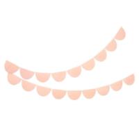 Peach Scallop Garlands