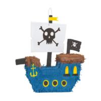 PIRATE SHIP 3D PINATA - BLUE