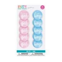 TEAM BOY/GIRL GENDER REVEAL Badge