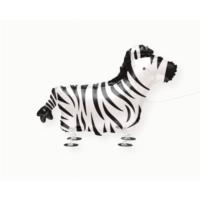 WALKING PET ZEBRA FOIL BALLOON