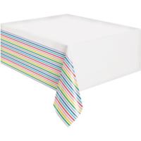 PRIMARY STRIPED TABLECOVER