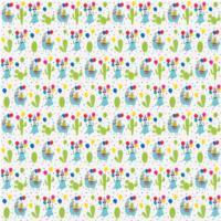 LLAMA BDAY GIFT WRAP ROLL