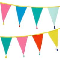 Rainbow Fabric Bunting