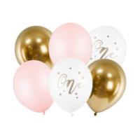 Pastel Pink Age 1 Balloon Bundle