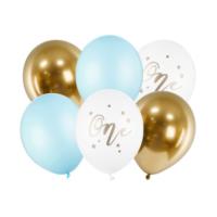 Pastel Blue Age 1 Balloon Bundle 12