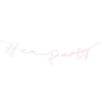 PINK BOHO ECO HEN PARTY BUNTING