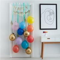 RAINBOW AND GOLD HAPPY BIRTHDAY BALLOON DOOR KIT