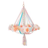 Floral Fabric Chandelier