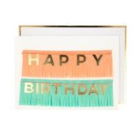 Birthday Fringe Garland Card