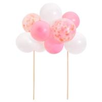 Pink Balloon Cake Topper Kit