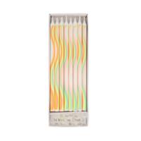 Tapered Rainbow Candles