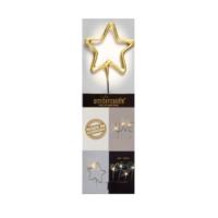 Star Gold Chromo Sparkler Candle