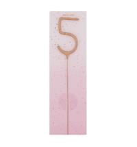 Rose Gold Sparkler Candle 5