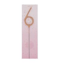 Rose Gold Sparkler Candle 6