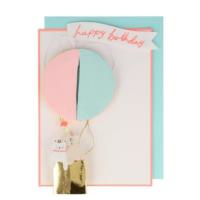 Air Balloon Honeycomb Card