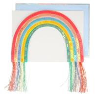 Sequin Rainbow Stand-Up Card 