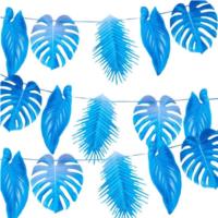 Fiesta Blue Palm Leaf Garland