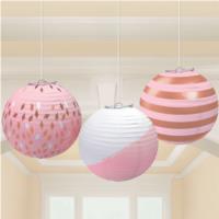 Rose Gold Blush Paper Lantern