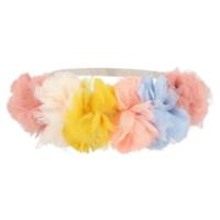 Tulle Pompom Crown