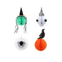 Vintage Halloween Honeycomb Heads