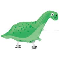 Walking Pet Dinosaur Foil Balloon