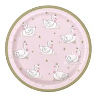 Swan Birthday Plate 9