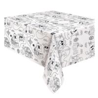 Ahoy Pirate Colouring Paper Table cover