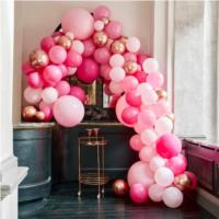 Luxe Pink and Rose Gold Balloon Arch Kit