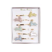 Bunny Enamel Hair Slides