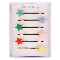 Enamel Star Hair Slides