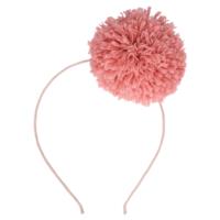 Pink Pompom Headband