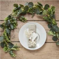 Botanical Foliage Garland with Lights