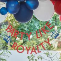 Party Like Royalty Paper Bunting