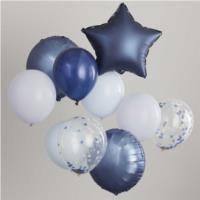 Blue, Navy & Confetti Balloon Bundle