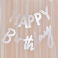 Acrylic Happy Birthday Bunting