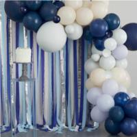 Balloon Arch & Streamers backdrop