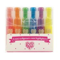 6 Mini Highlighters