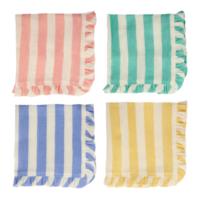 Stripe Ruffle Napkins