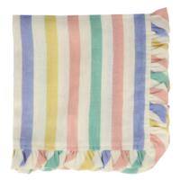 Multi Stripe Ruffle Napkins