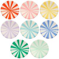 Mixed Stripe Dinner Plates