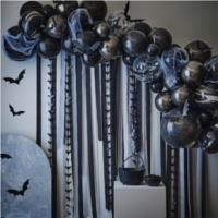 Black Bat Halloween Balloon Arch